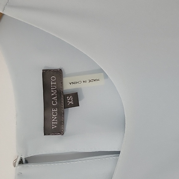 Vince Camuto Sky Blue Tank Blouse - Picture 2 of 6